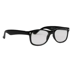 Melleson Leesbril wayfarer glans zwart  3.00