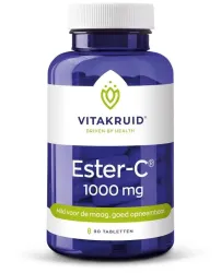 Vitakruid Ester-C Vitamine C 1000 Flavonoiden Rozenbottel