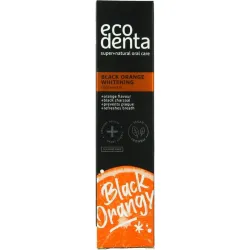 Ecodenta Tandpasta black orange whitening