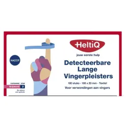 Heltiq Detect vingerpleister lang textiel 180 x 20mm