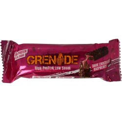 Grenade High protein bar dark chocolate raspberry