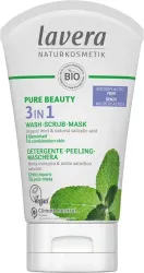 Lavera Pure Beauty 3-in-1 reiniger - peeling - masker EN-