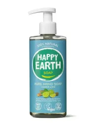 Happy Earth Pure hand soap cedar lime