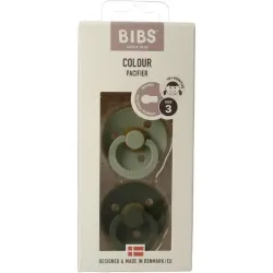 Bibs Fopspeen maat 3 - sage/hunter green 2pack