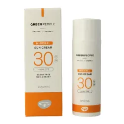Green People Suncream scent free mineral SPF30