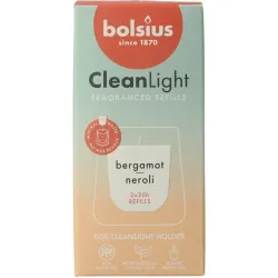 Bolsius Clean Light navulling bergamot & neroli