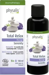 Physalis Massageolie total relax bio