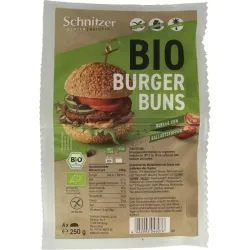 Schnitzer Hamburger broodjes glutenvrij bio