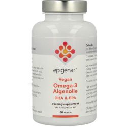 Epigenar Vegan omega-3 algenolie
