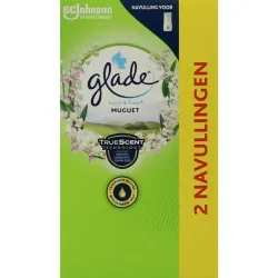 Glade Touch & fresh duo muguet navullingen