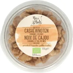 Nice & Nuts Cashewnoten karamel zeezout geroosterd bio