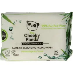 The Cheeky Panda Bamboe gezichtsreinigingsdoekjes parfumvrij