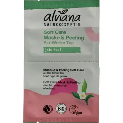 Alviana Soft care mask & peeling met biologisch witte thee