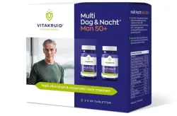 Vitakruid Multi Dag & Nacht Man 50  100% Vegan 2 x 30