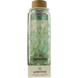 Waterdrop Glazen drinkfles edition clean 600ml