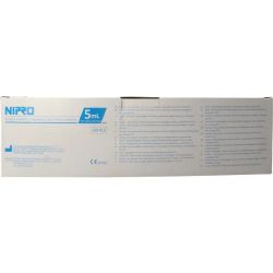 Nipro Injectiespuit 2-delig 5ml luer slip excentrisch