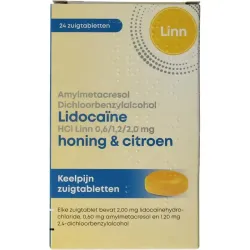 Linn Amylmetacresol lidocaine honing citroen