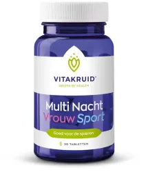 Vitakruid Multi Nacht Vrouw Sport 100% Vegan