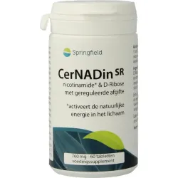 Springfield Cernadin SR nicotinamide & D-ribose 760mg