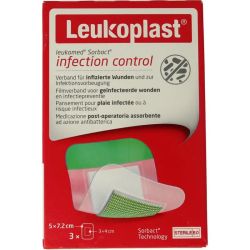 Leukomed Sorbact infection control 5x7.2cm