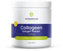 Vitakruid Collageen Solugel poeder met vitamine C & D Tropic