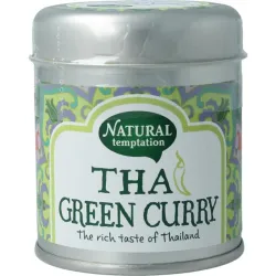 Nat Temptation Thai green curry blikje bio