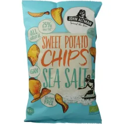John Altman Zoete aardappel chips sea salt bio