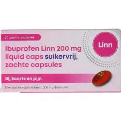 Linn Ibuprofen liquid 200mg suikervrij