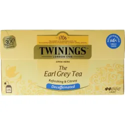 Twinings Earl grey decaf envelop zwart