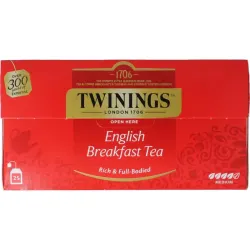 Twinings English breakfast thee envelop zwart