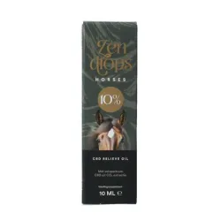 Zendrops CBD olie paarden 10% hennepzaadolie