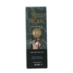 Zendrops CBD olie paarden 10% hennepzaadolie