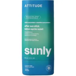 Attitude Sunly after sun stick mint & cucumber SPF30