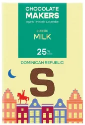 Chocolatemakers Sintletter melkchocolade 25% bio