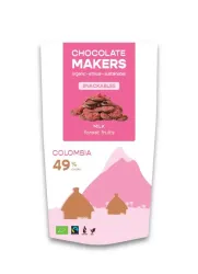 Chocolatemakers Snackable melk 49% met bosvruchten bio