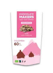 Chocolatemakers Snackable puur 60% met hazelnoot bio