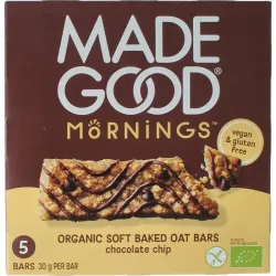 Madegood Mornings bar choco chip bio