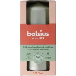 Bolsius Stompkaars 120/58 white silver