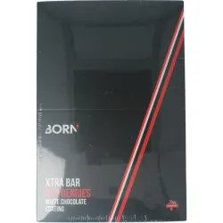 Born Xtra bar red berries white chocolate coating 50g