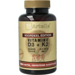 Artelle Vitamine D3 25mcg   K2 37,5 mcg MK-7