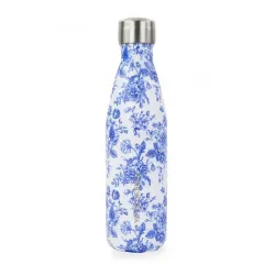 Yoko Drinkfles Toile de Jouy blue isotherm 500ml