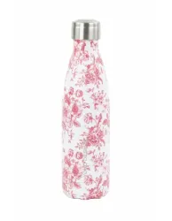 Yoko Drinkfles Toile de Jouy red isotherm 500ml