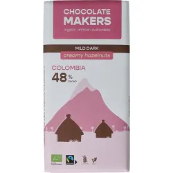 Chocolatemakers Colombia dark hazelnut creme 48% bio