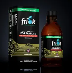 Frisk Omega 3 for families lemon