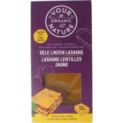 Your Organic Nat Lasagne van gele linzen bio