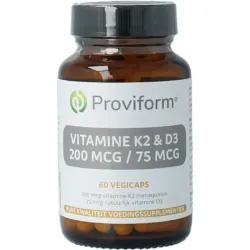 Proviform Vitamine K2 200mcg & D3 75mcg