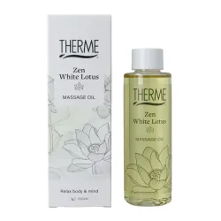 Therme Zen white lotus massage oil
