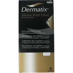 Dermatix Dermatix siliconen sheet fabric 4x13cm