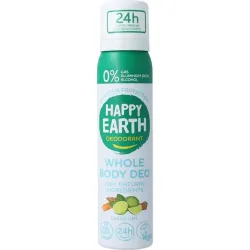 Happy Earth Deodorant bodyspray cedar lime