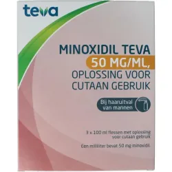 Teva Minoxidil 50mg/ml 3x100ml